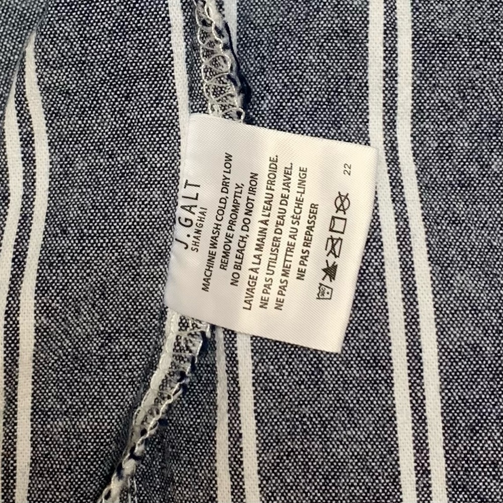 Brandy Melville Blue & White Striped Tilden Pant - Picture 11 of 12
